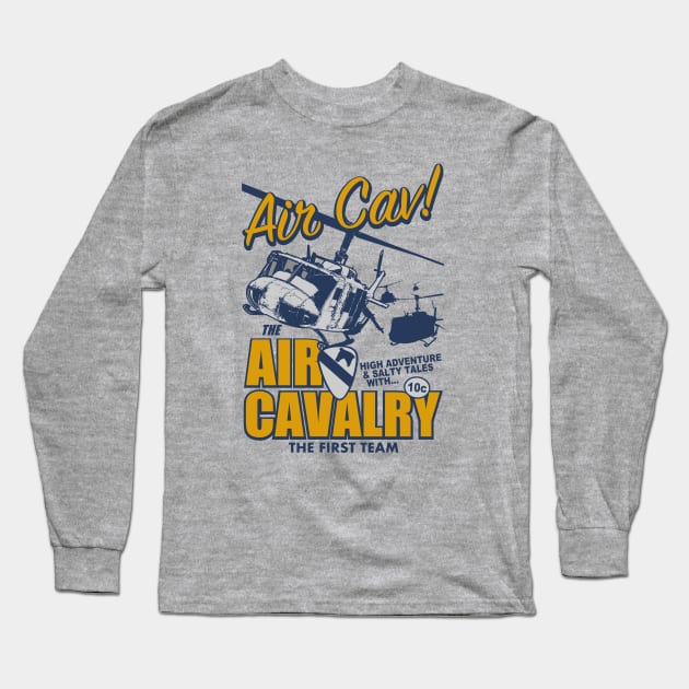 Air Cav - Air Cavalry The First Team Long Sleeve T-Shirt by TCP